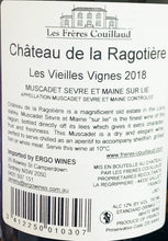 Load image into Gallery viewer, Chateau de la Ragotiere - Muscadet Sur Lie 2018 - Loire Valley, France (Case sale, 12 bottles x 750mL)
